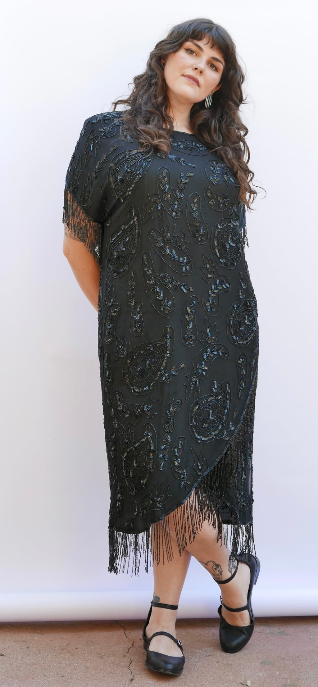 Love Me Or Leave Me Beaded Flapper Dress