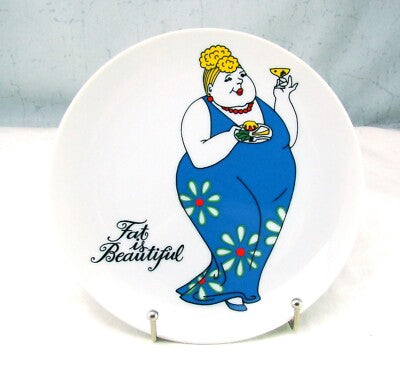 1981 Fat is Beautiful Plate