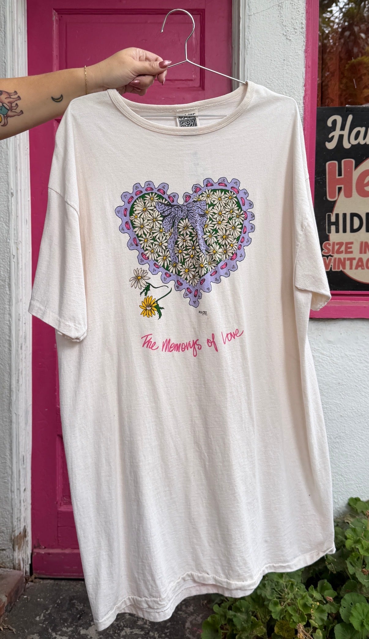 Memories of Love Oversized Tee