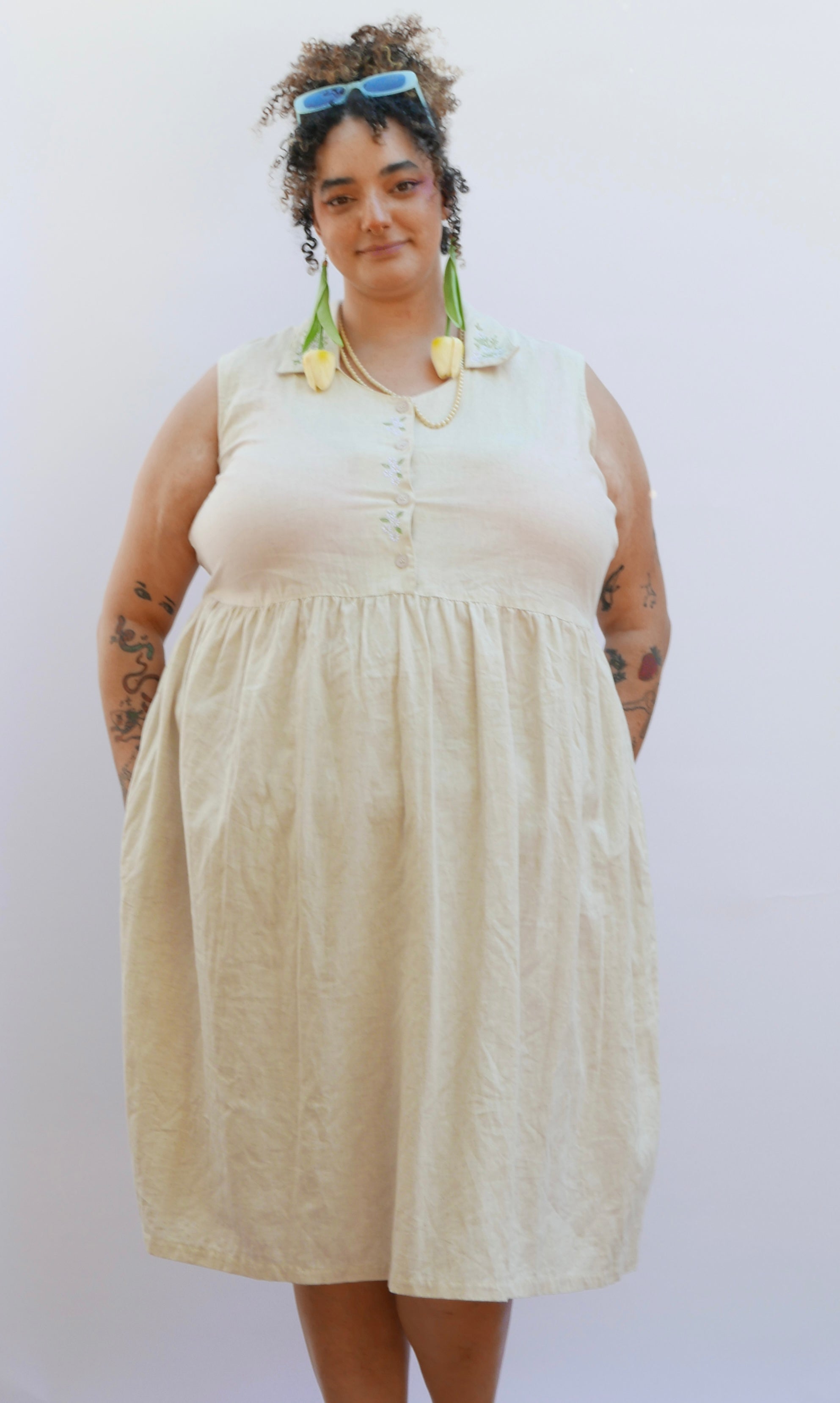 Push th’ Little Daisies Dress