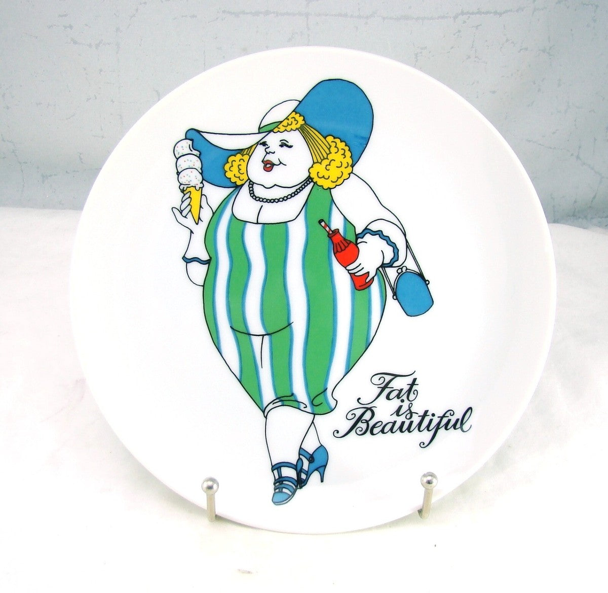 1981 Fat is Beautiful Plate