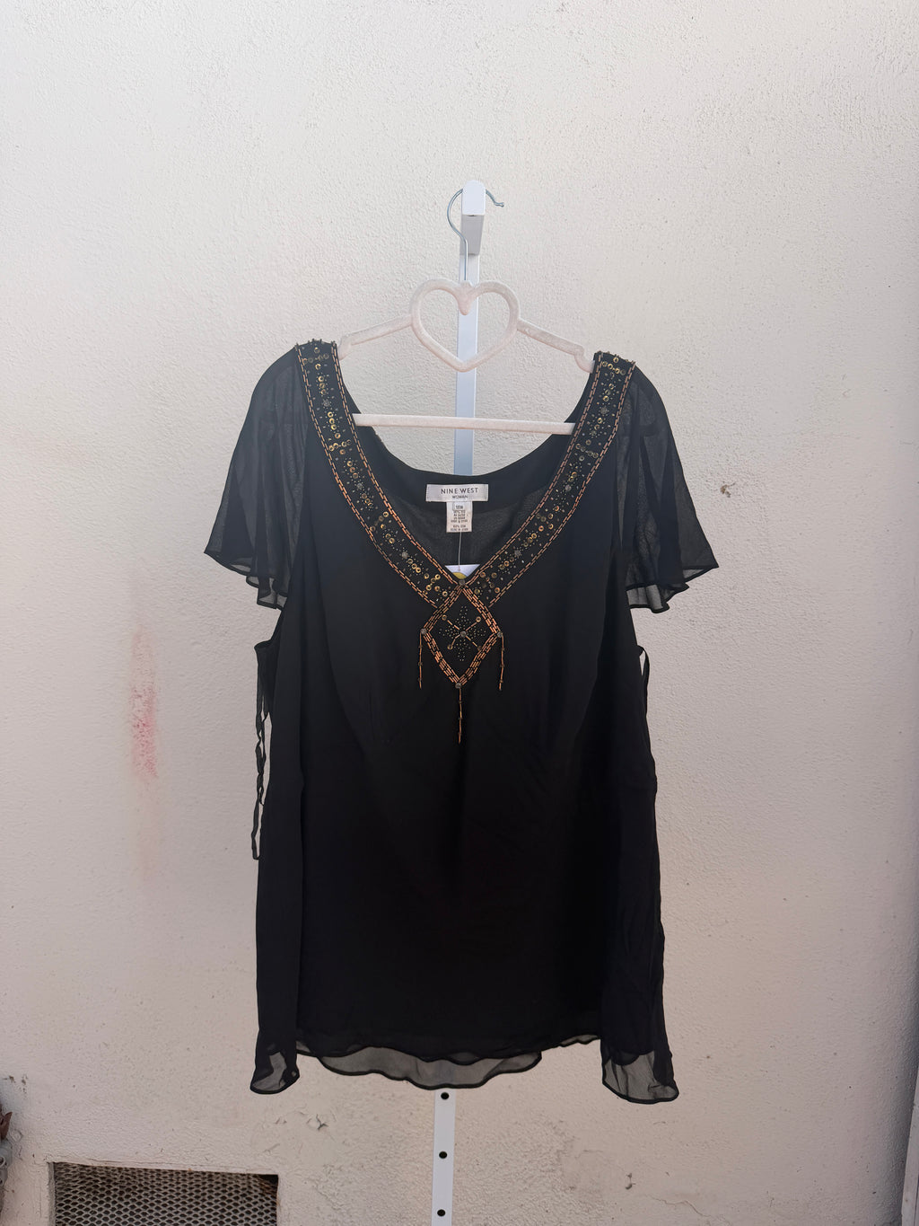 Whimsigoth Beaded Top