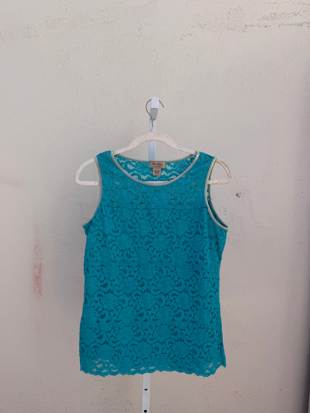 Aquamarine Lace Tank