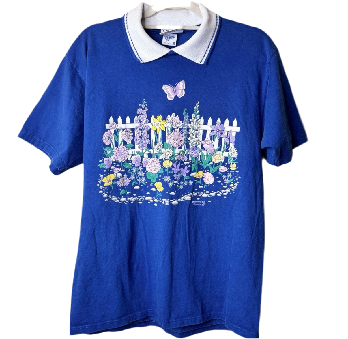 Butterfly Fly Away Collared Tee