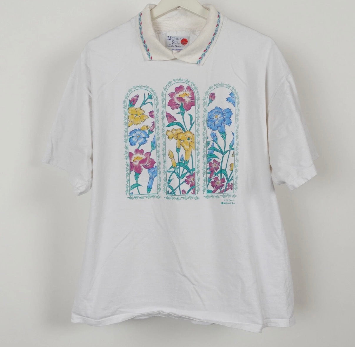Among The Wildflowers Collared Tee