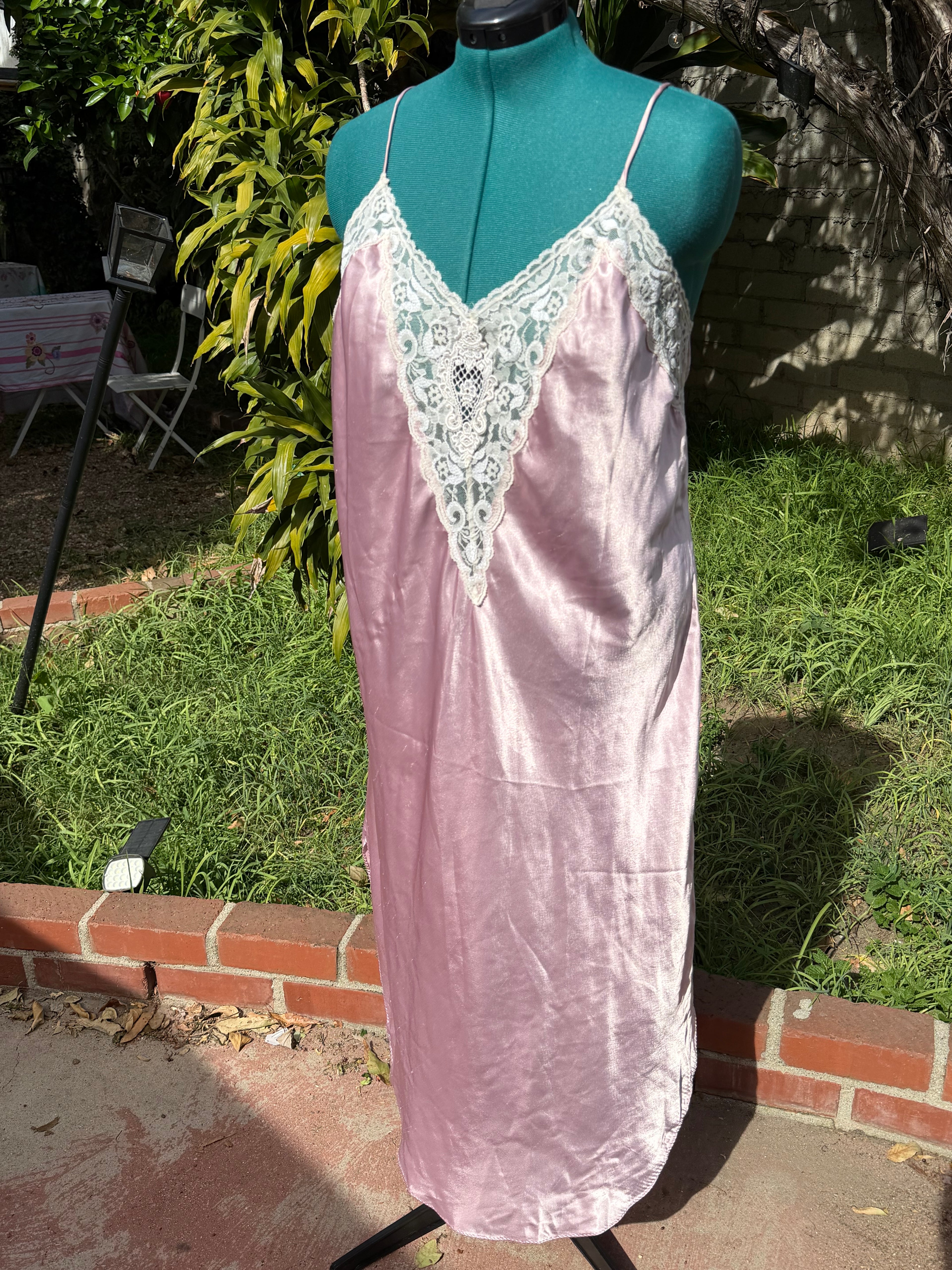 Pink Lady Lace Slip