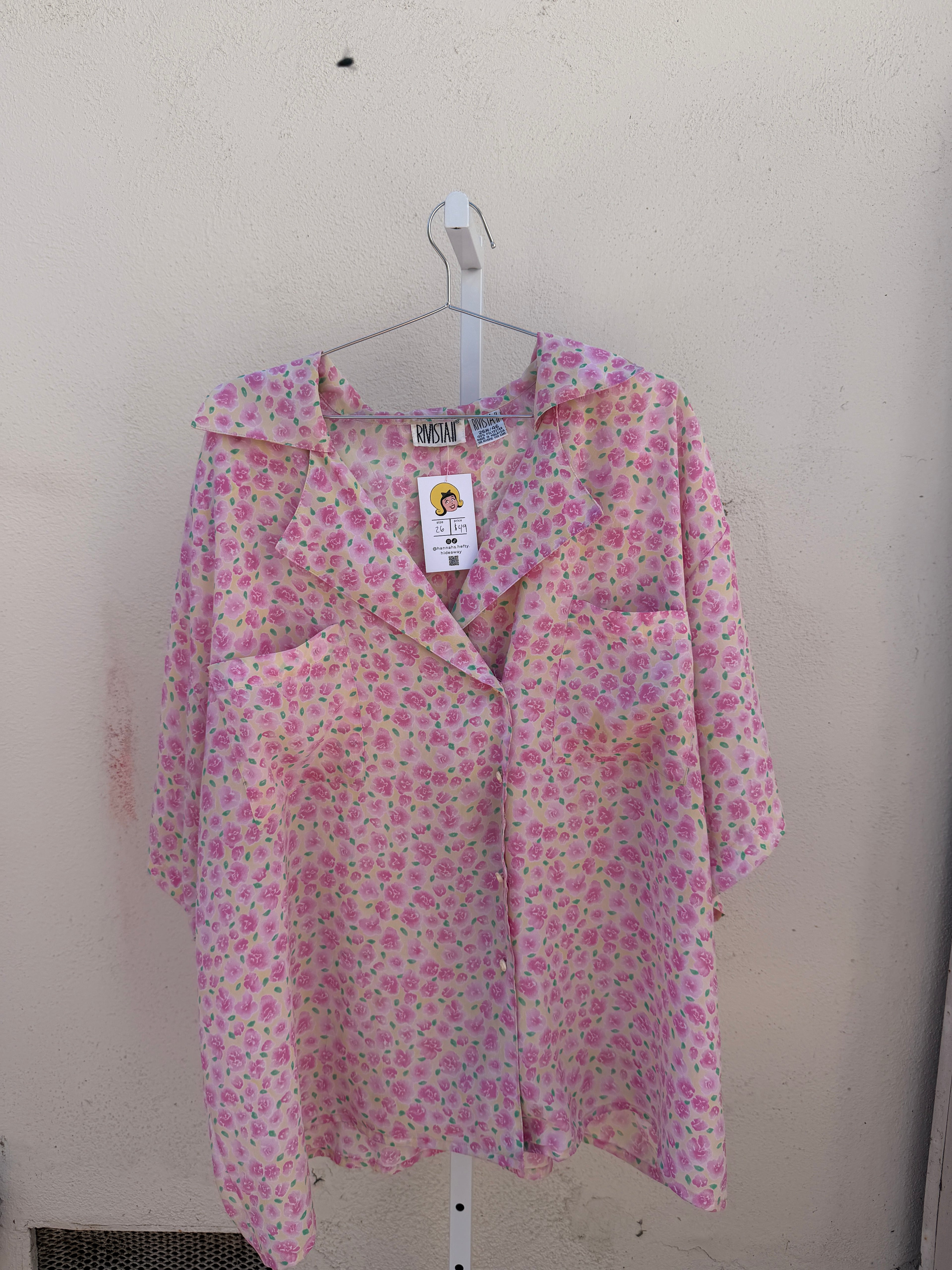 Summer Flowers Button Down