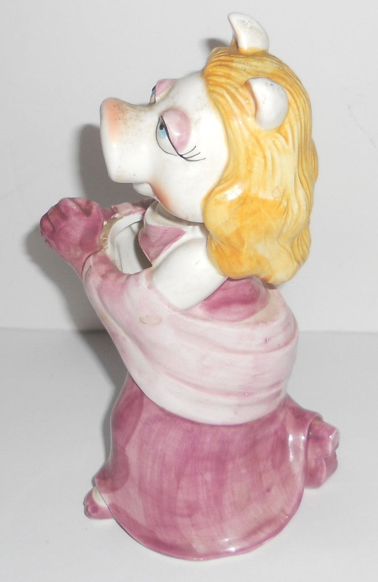 1980s Miss Piggy Ceramic Vase