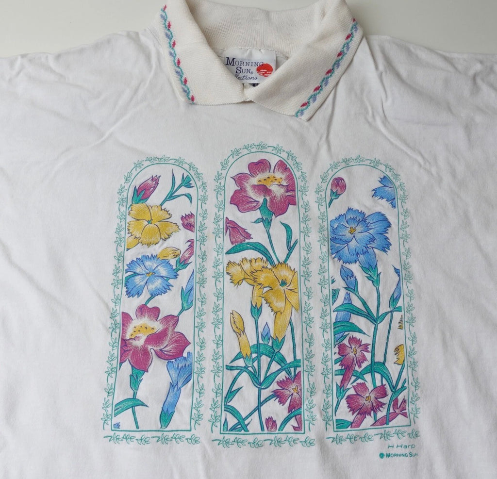 Among The Wildflowers Collared Tee