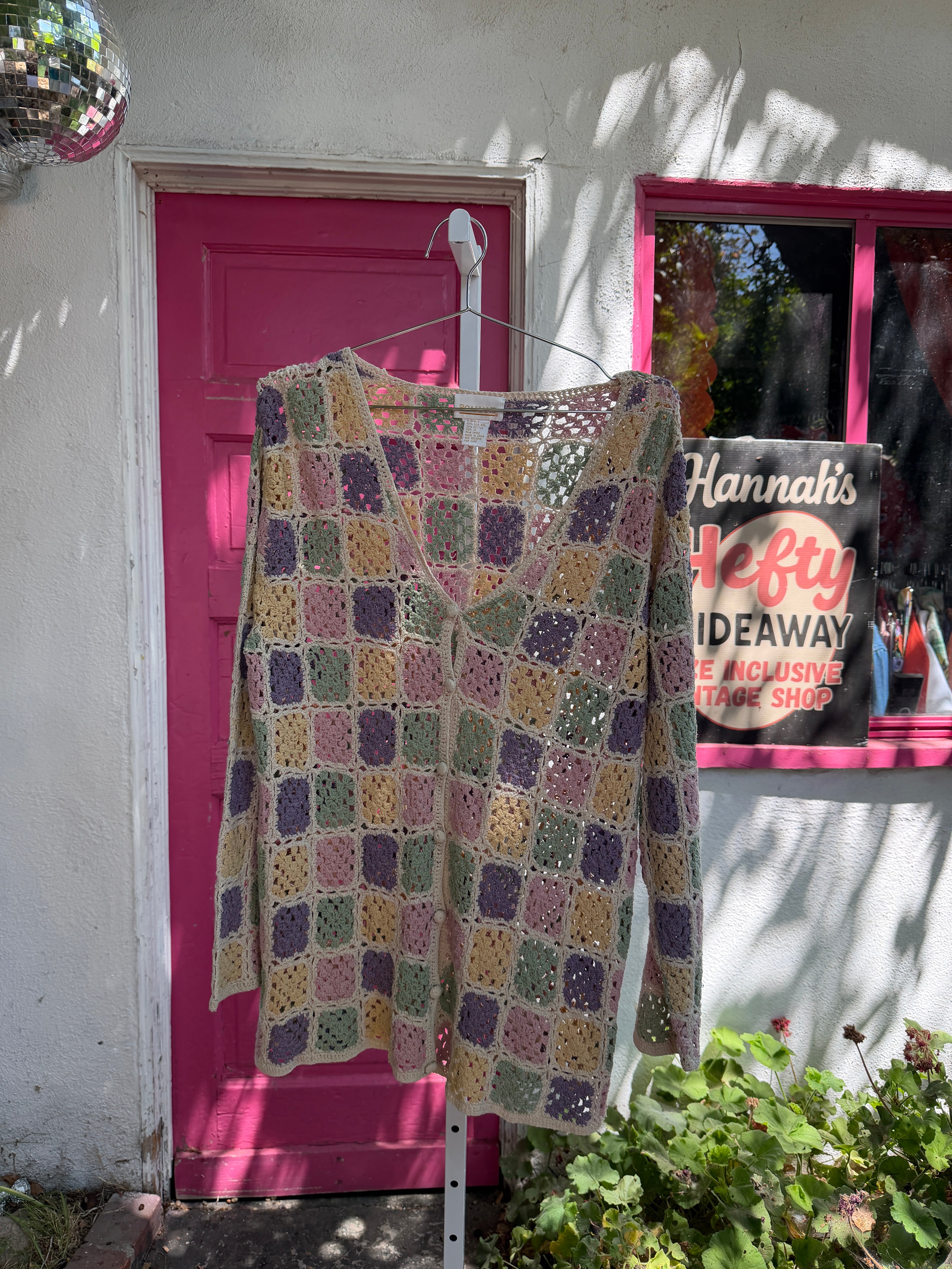 Pastel Hippie Cardigan