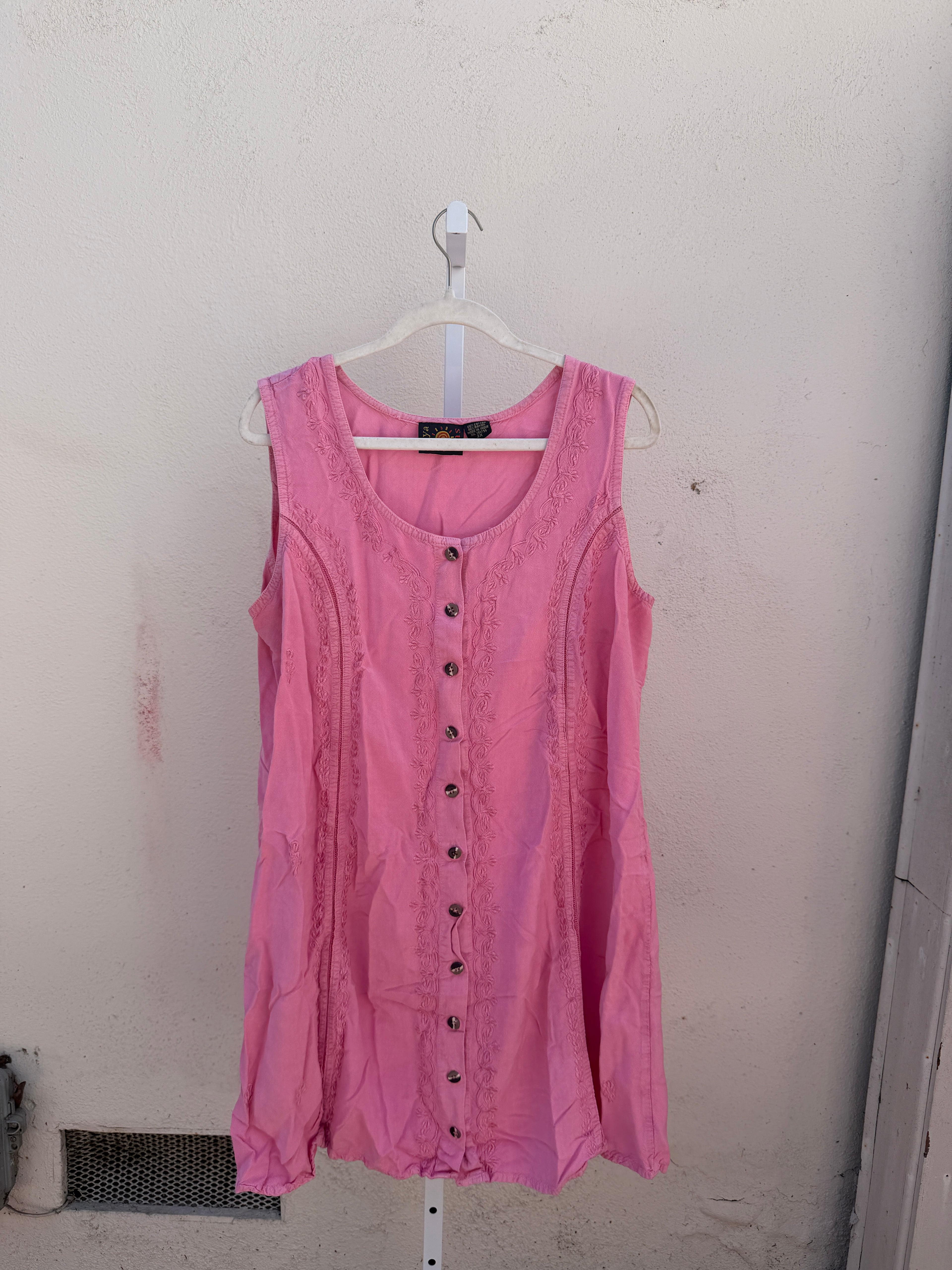 Pink Hippie Dress