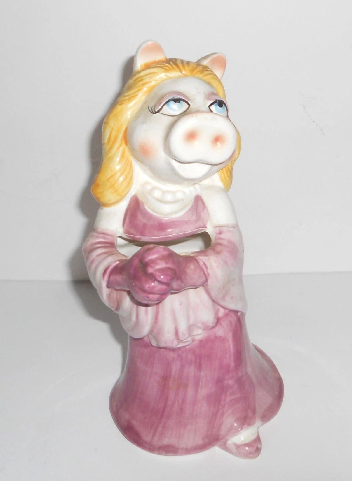 1980s Miss Piggy Ceramic Vase
