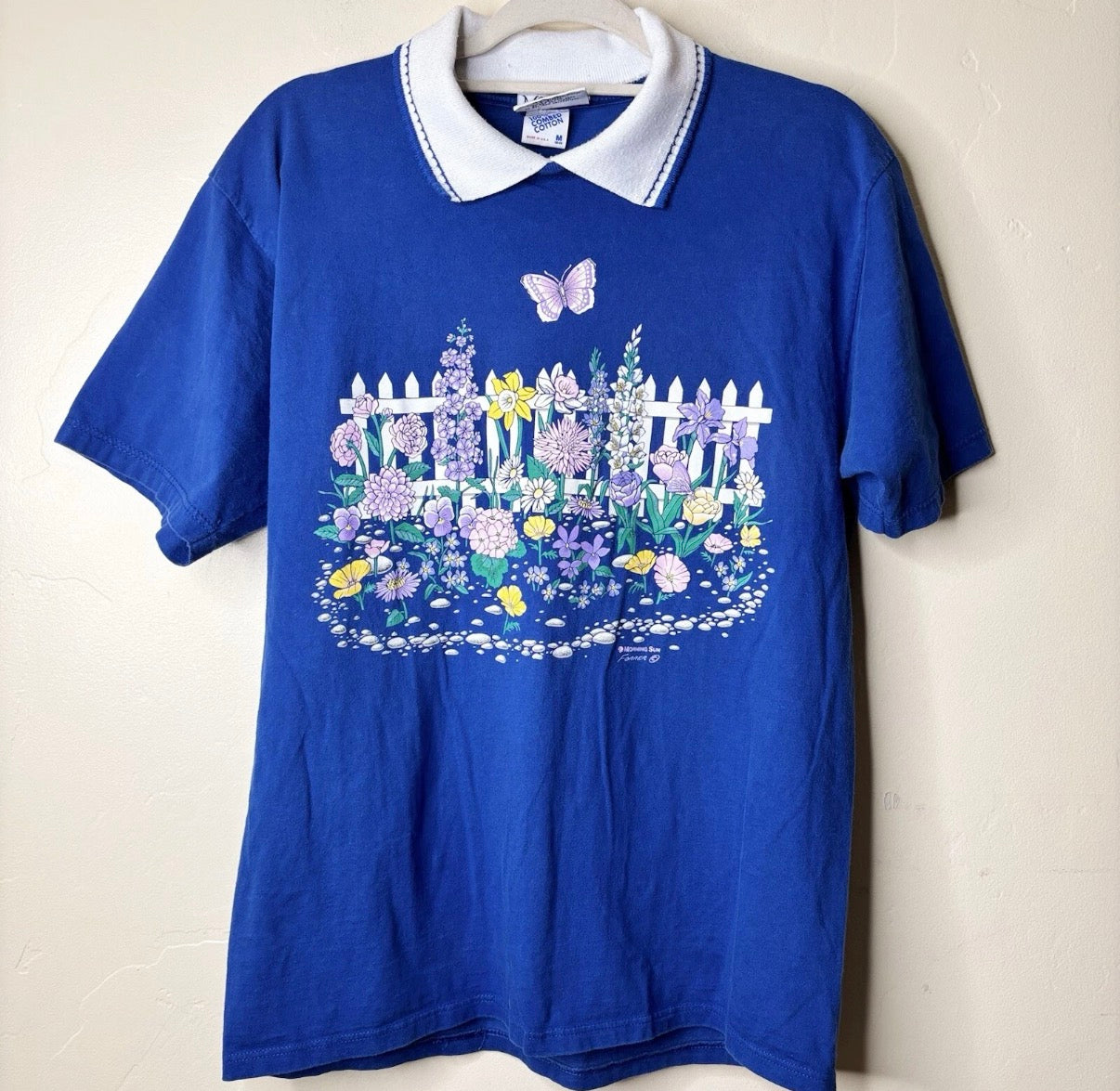 Butterfly Fly Away Collared Tee