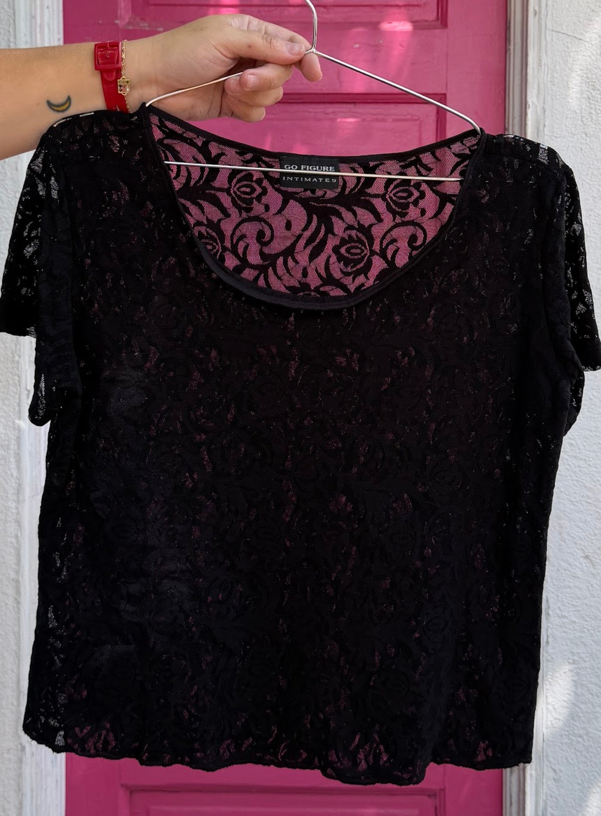 Rose Lace Top