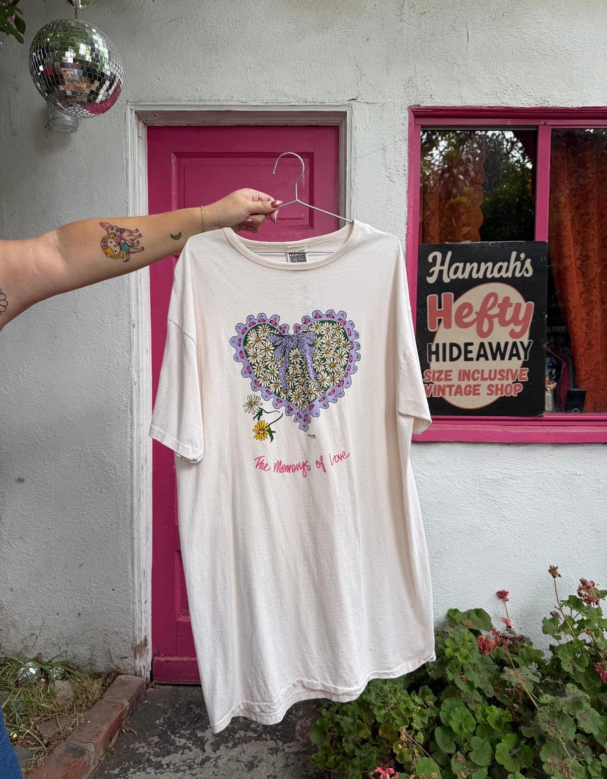 Memories of Love Oversized Tee