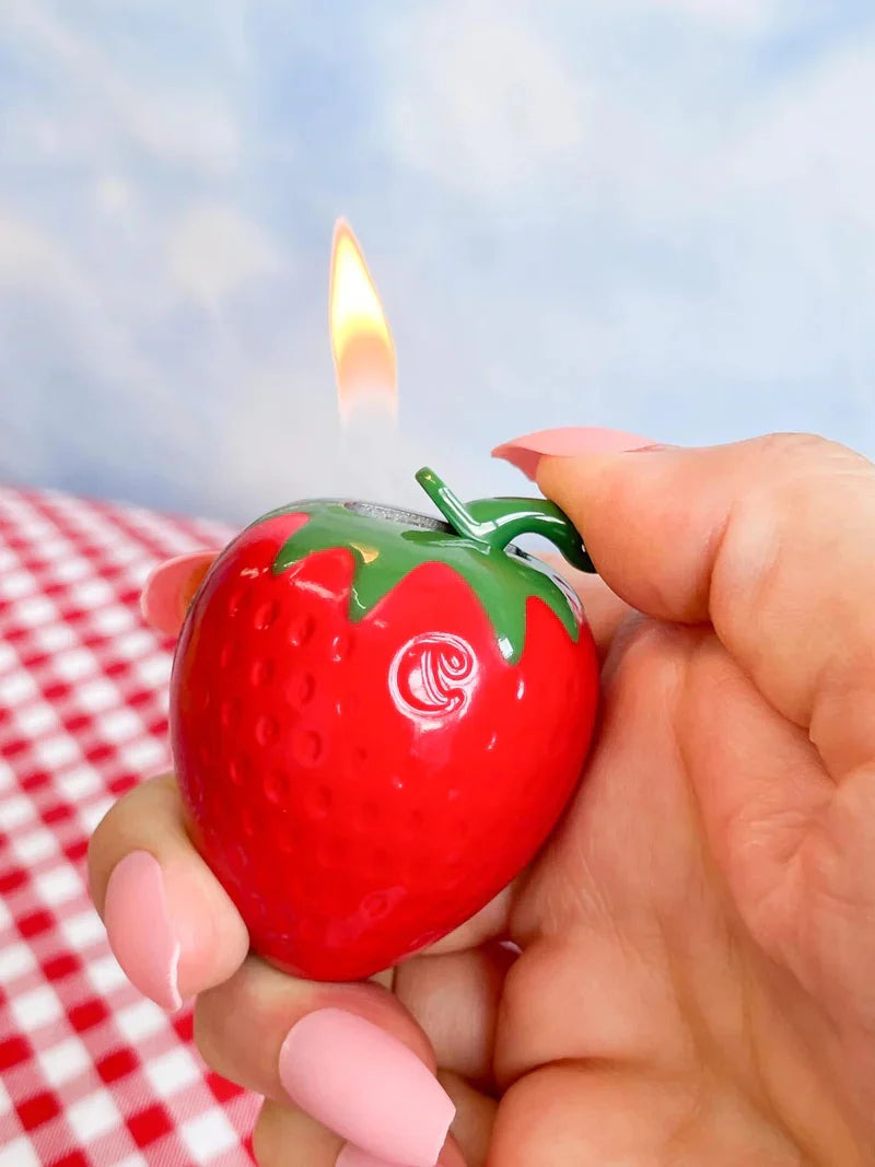 Strawberry Lighter Keychain