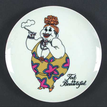 Fat Is Beautiful Plate