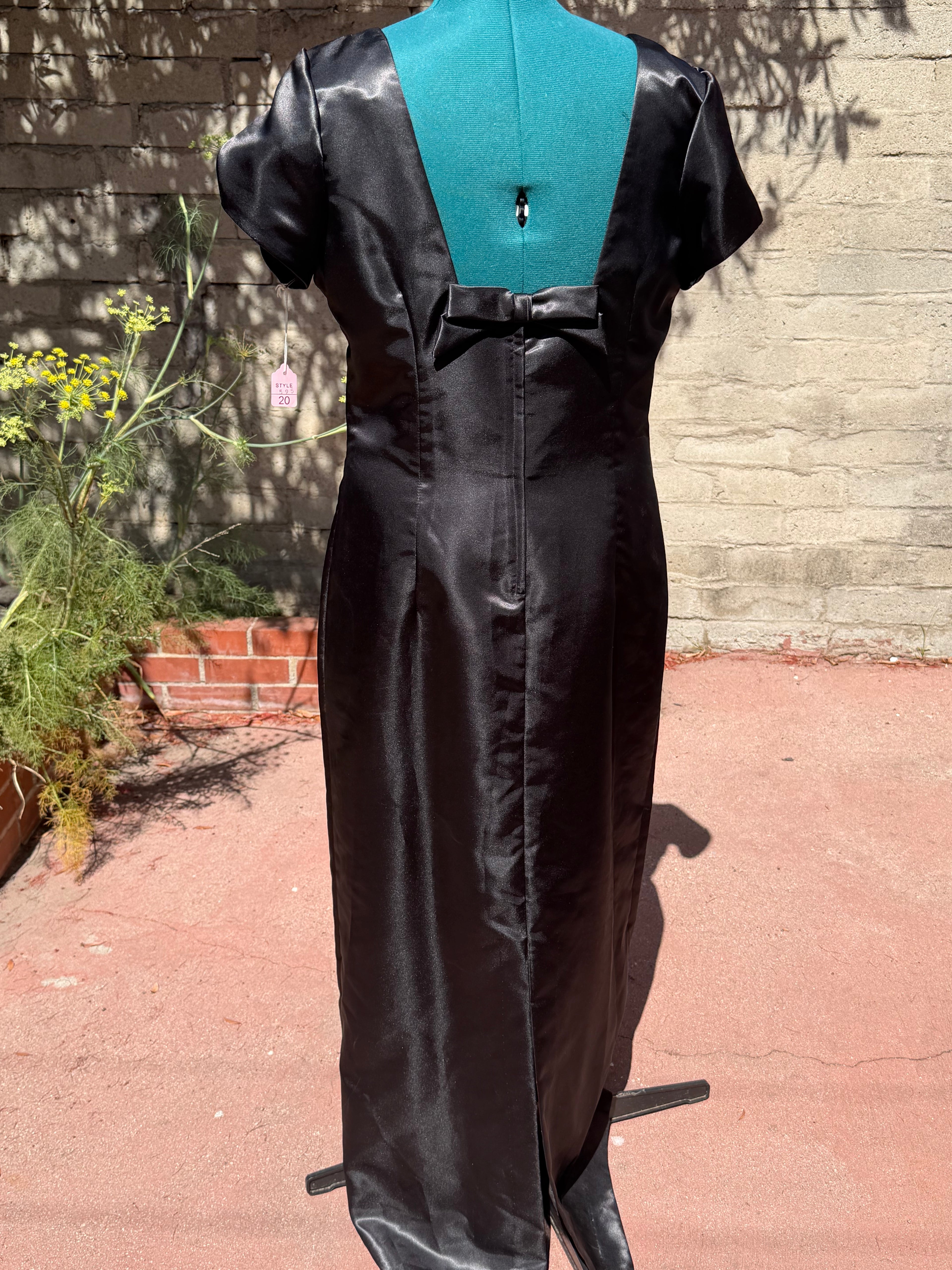Black Bow Gown