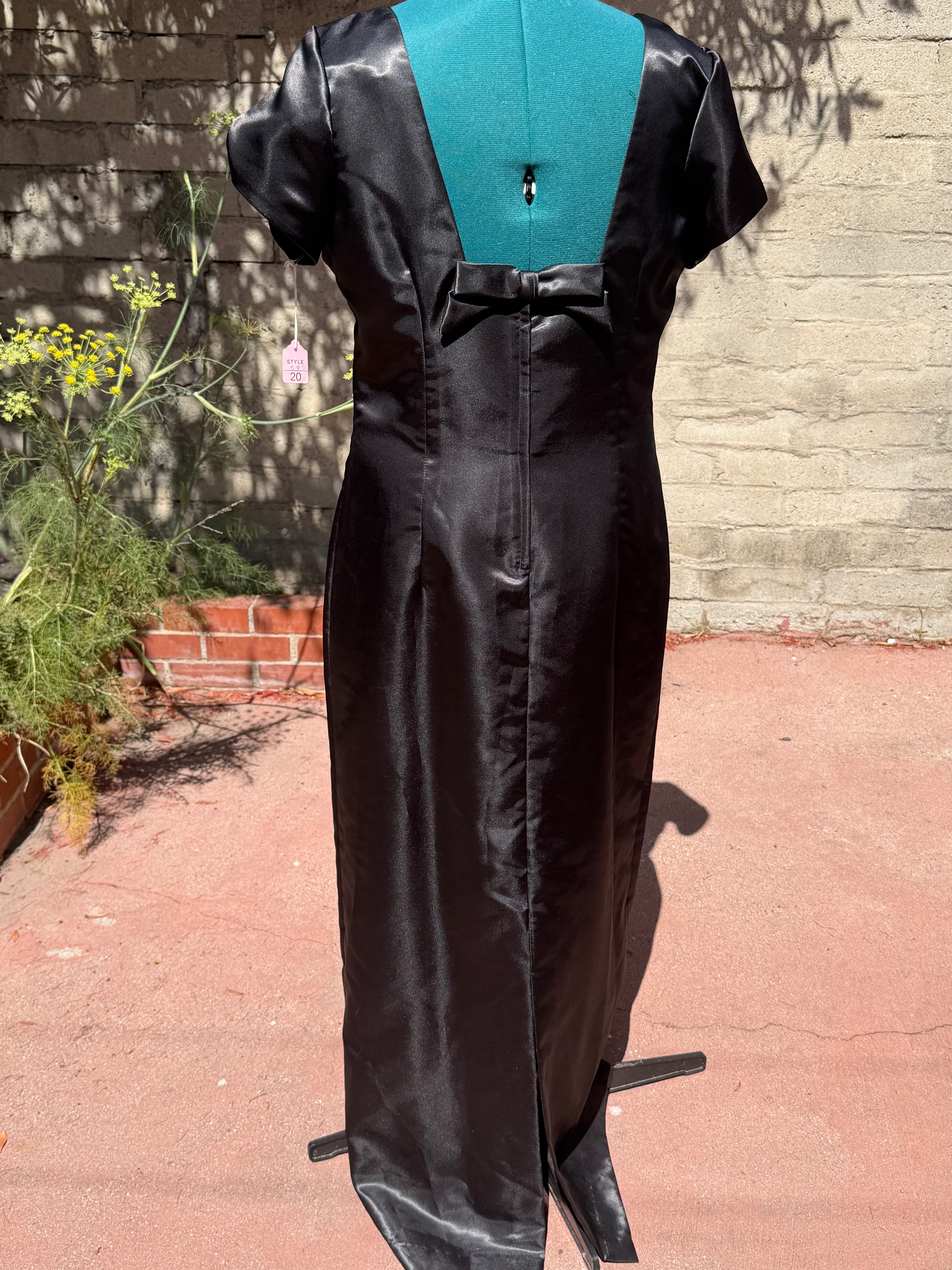 Black Bow Gown
