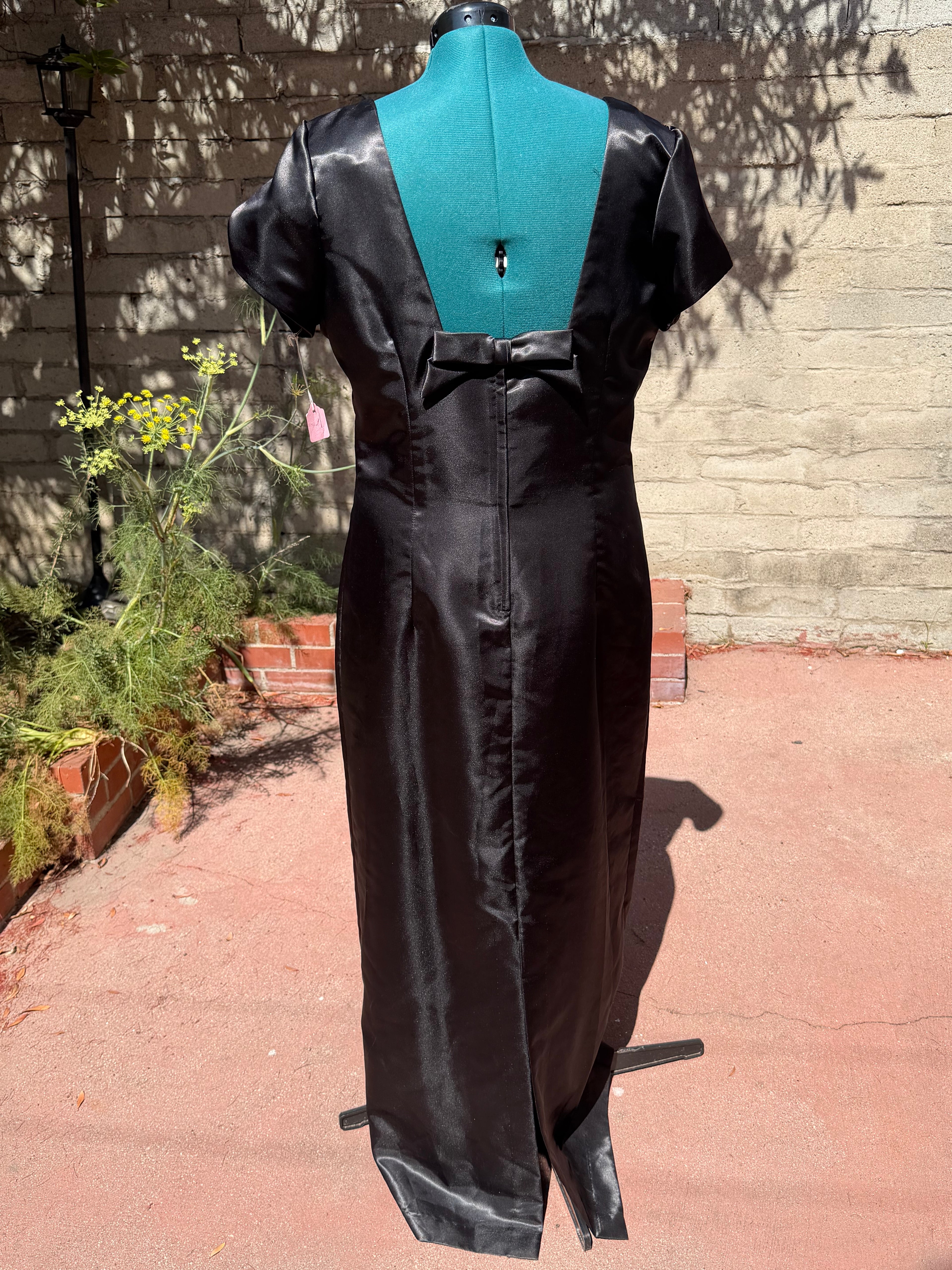 Black Bow Gown