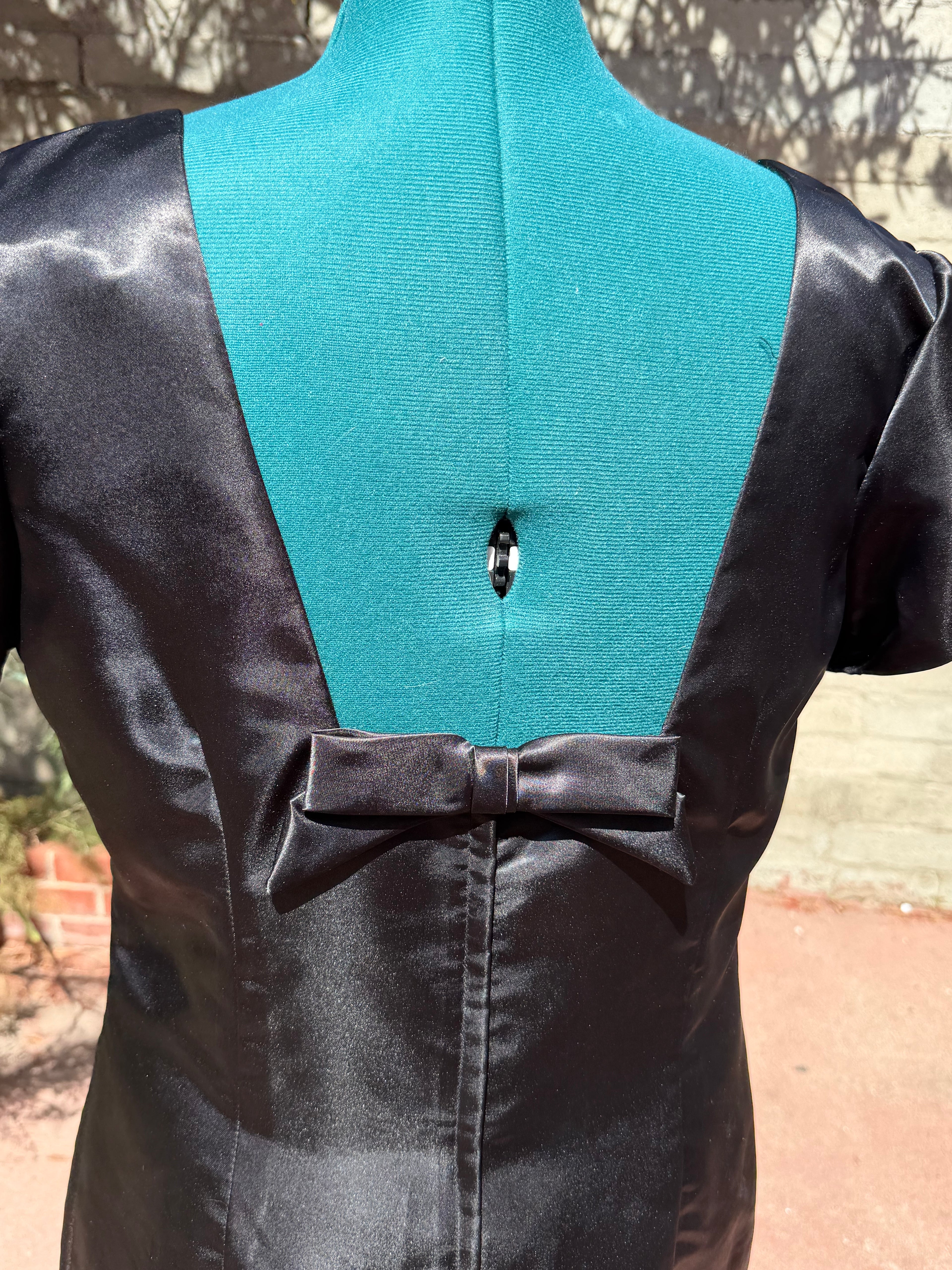 Black Bow Gown