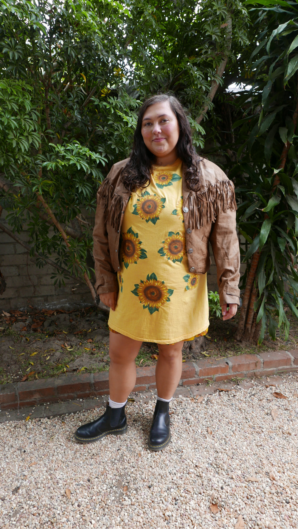 Good Day Sunshine Long Single Stitch Tee