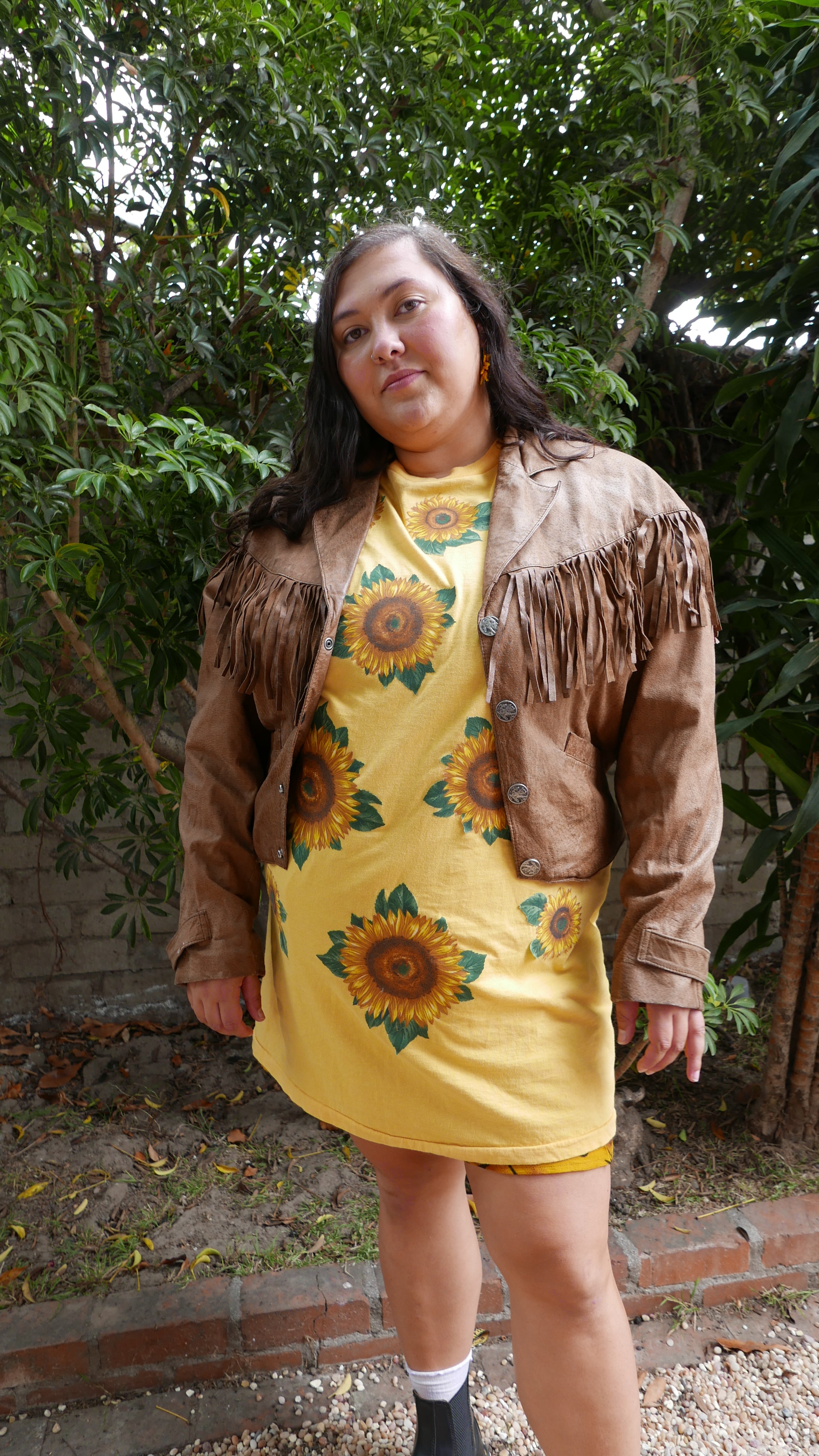 Good Day Sunshine Long Single Stitch Tee