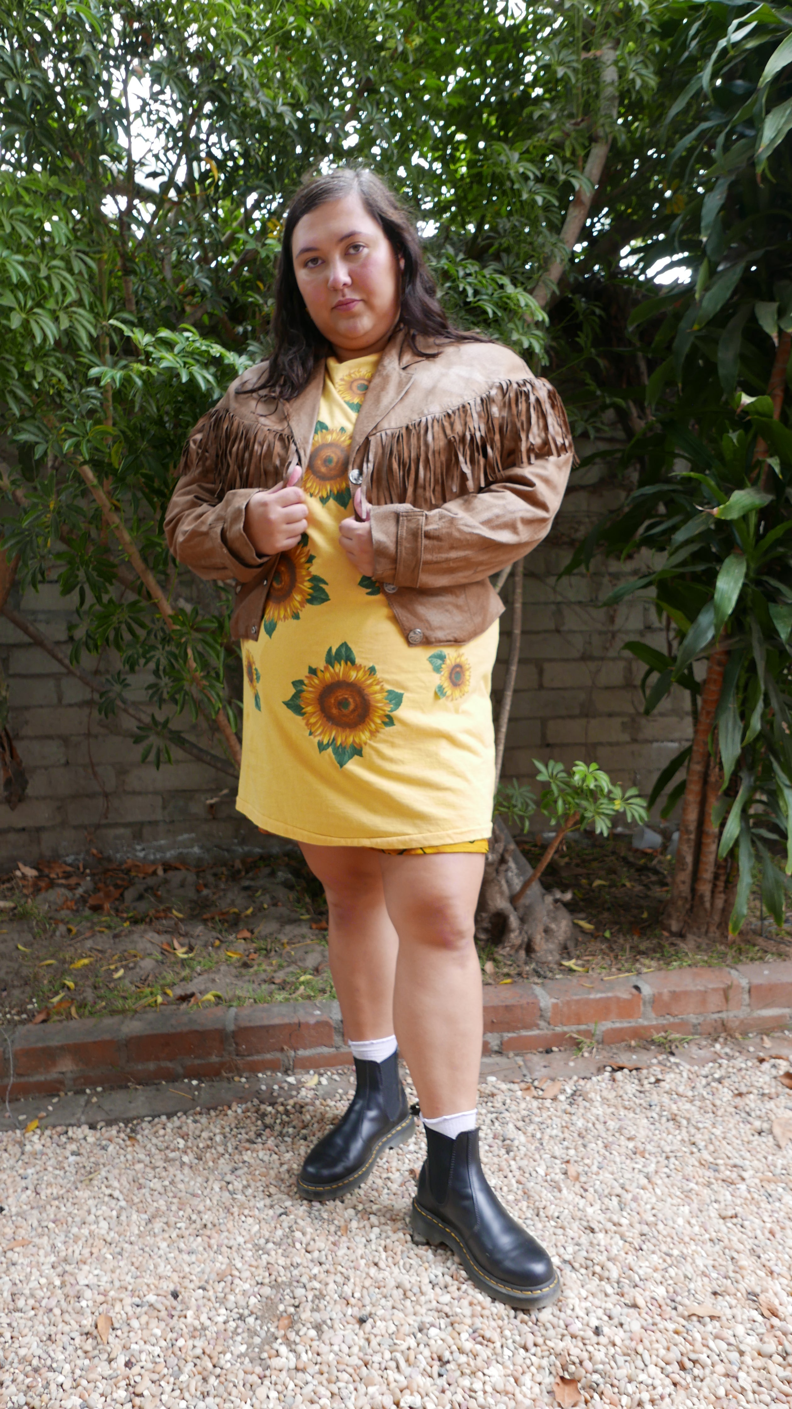 Good Day Sunshine Long Single Stitch Tee