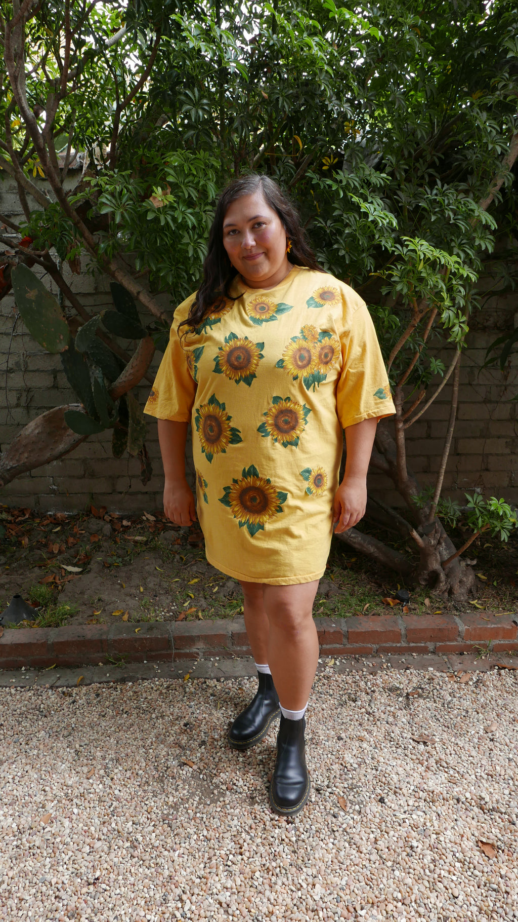 Good Day Sunshine Long Single Stitch Tee